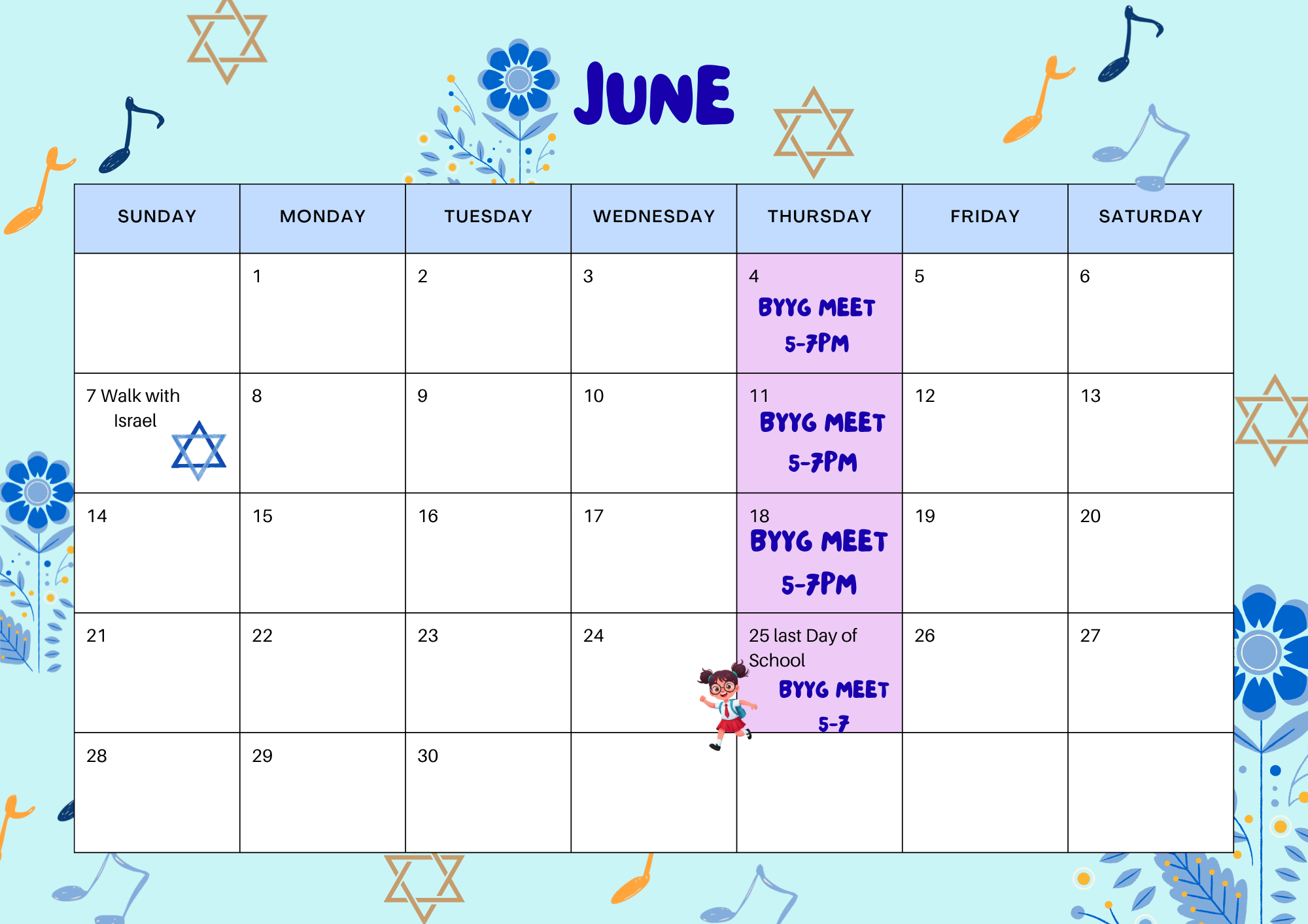 june Calendar
